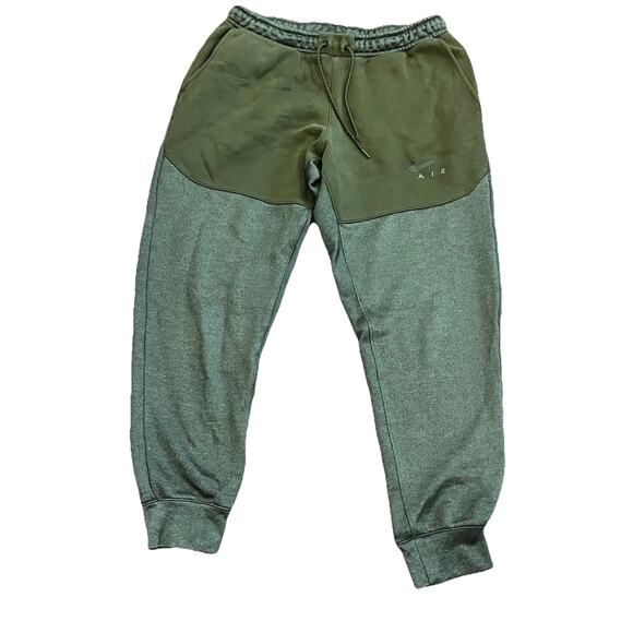 Nike Air Max Green Sweatpants Size L EUC - Picture 1 of 10